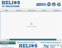 Tablet Screenshot of heliositsolutions.com
